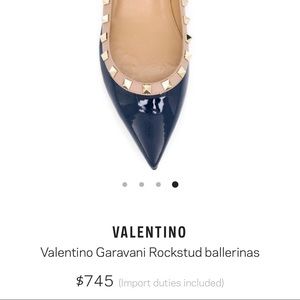 Valentino Garavani Rockstud ballerinas